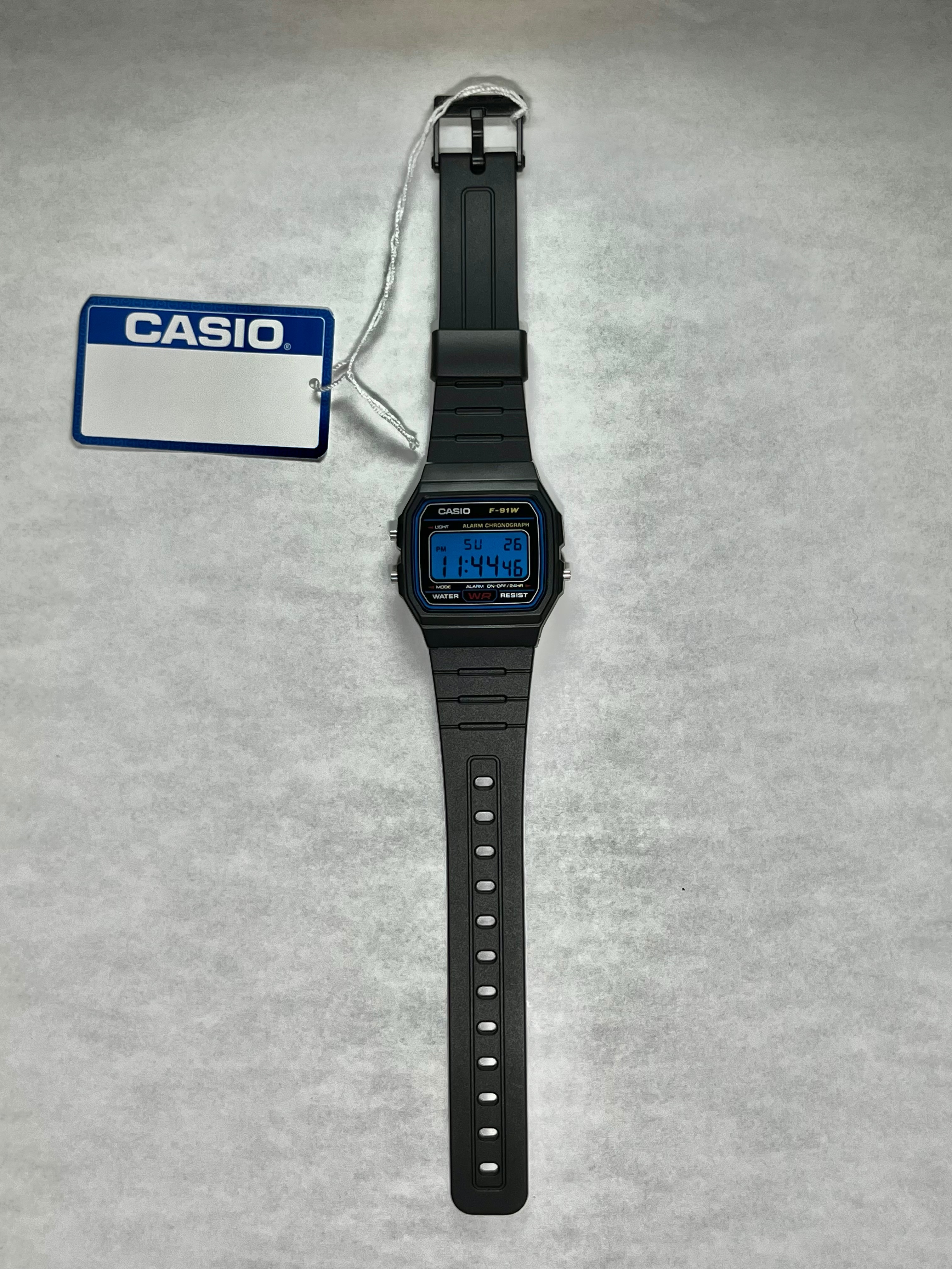 F-91W Azul — Vista 2