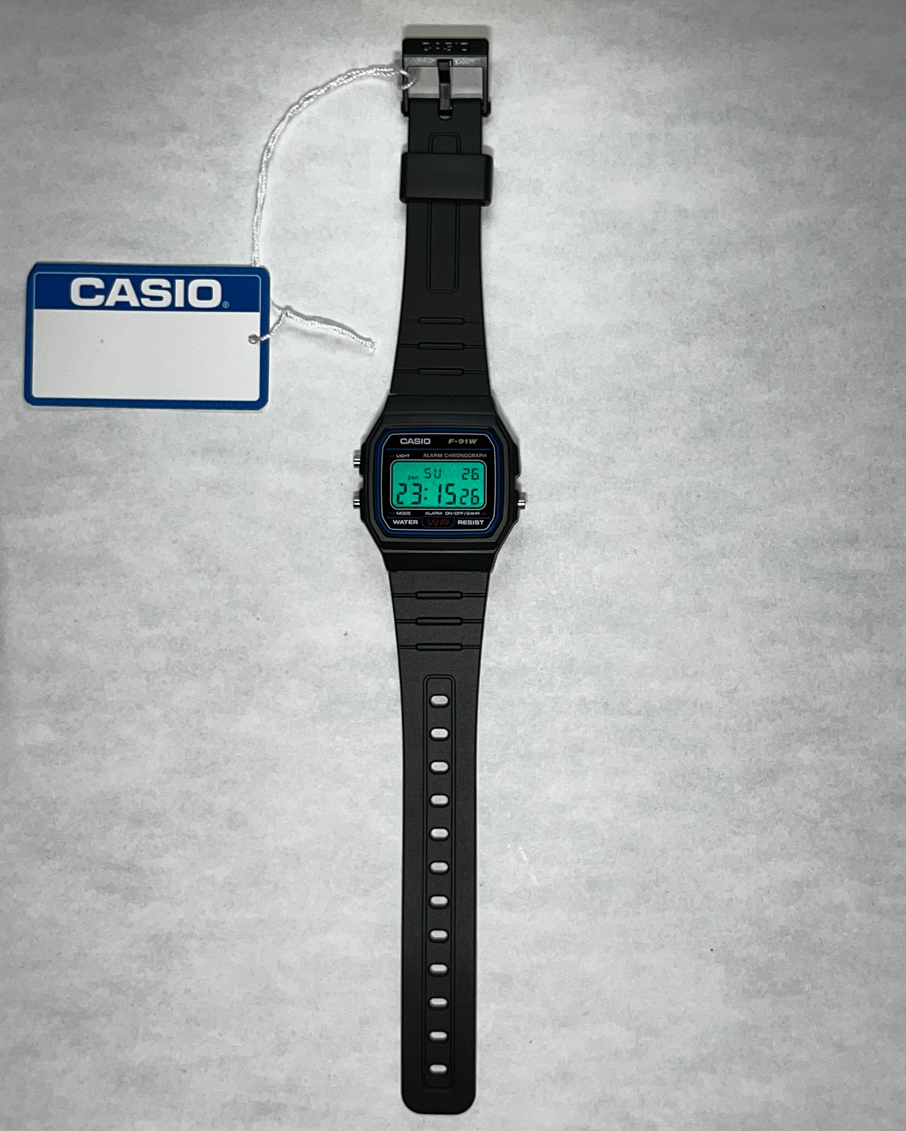 F-91W Turquesa — Vista 2