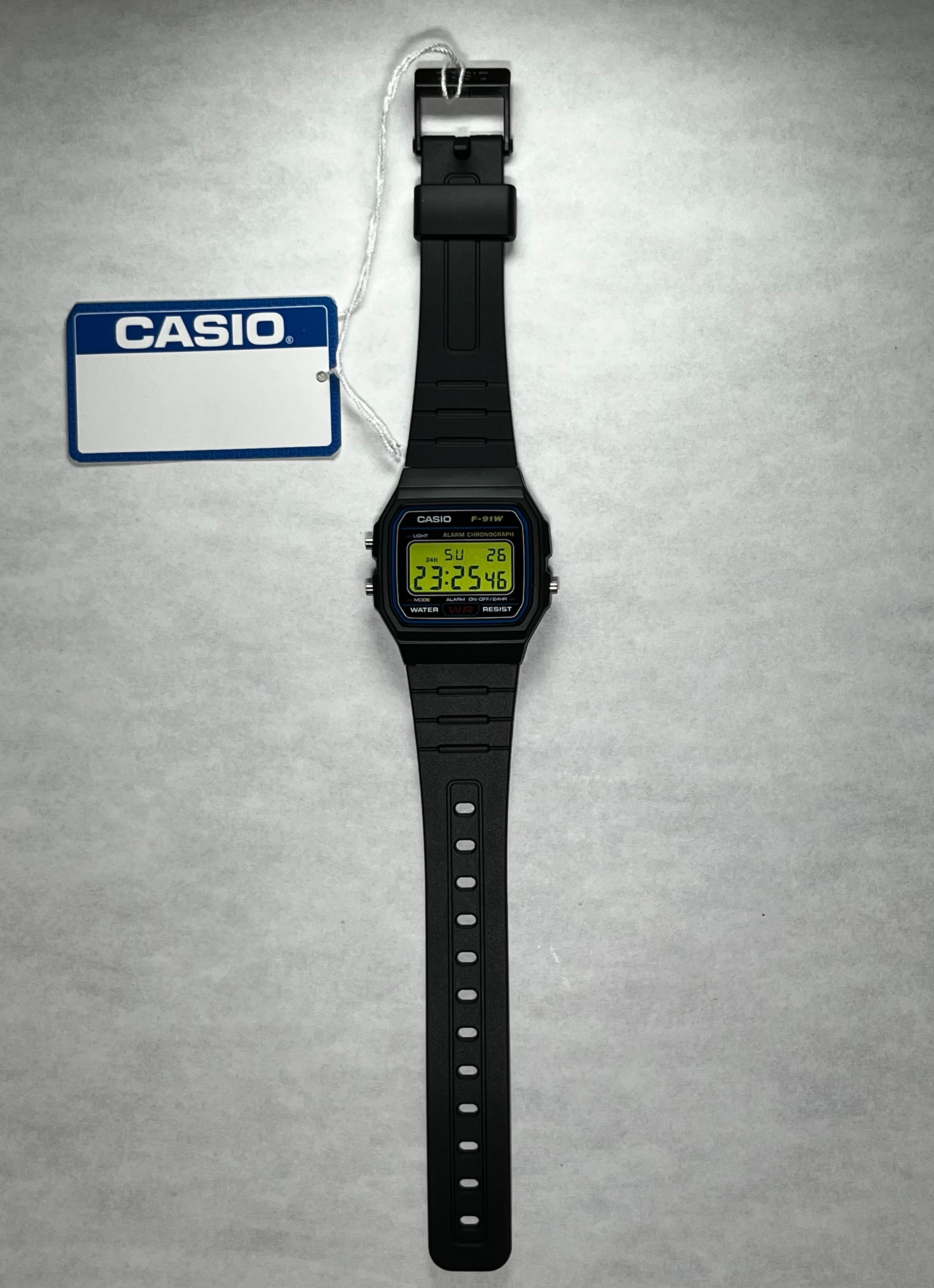 F-91W Verde Eléctrico — Vista 2