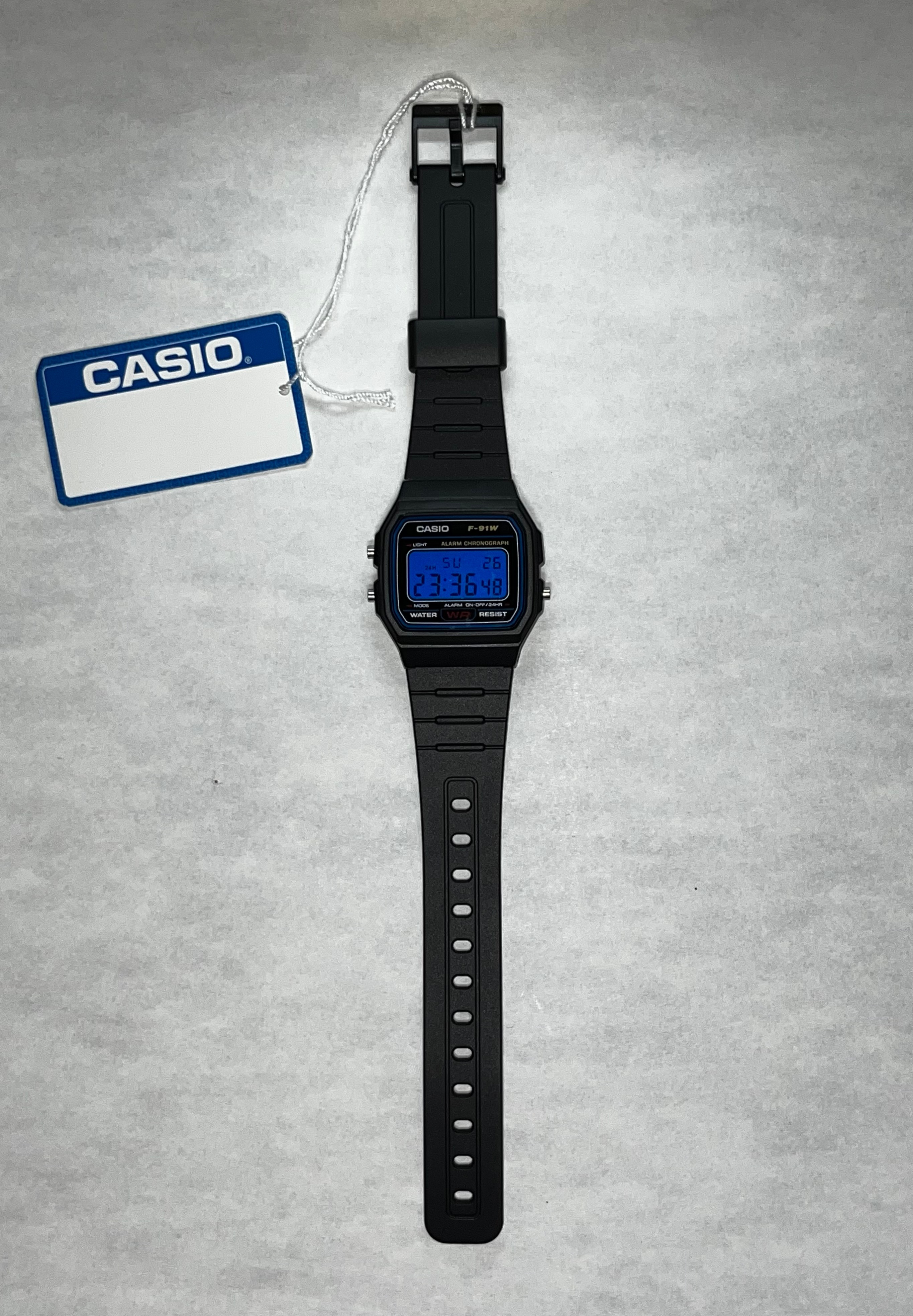 F-91W Azul Ultra — Vista 2