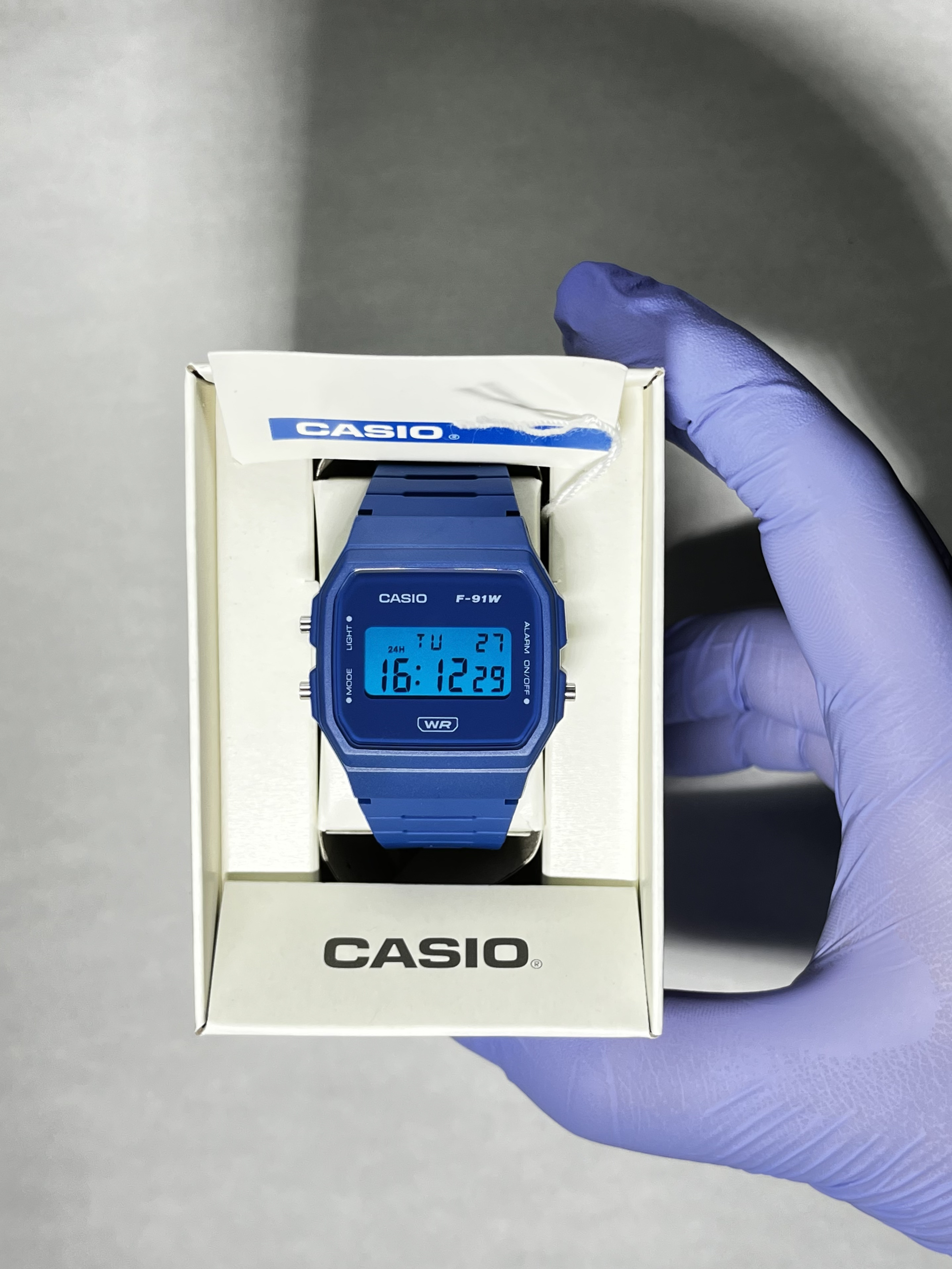 Casio F-91WB Azul — Reloj Casio modificado